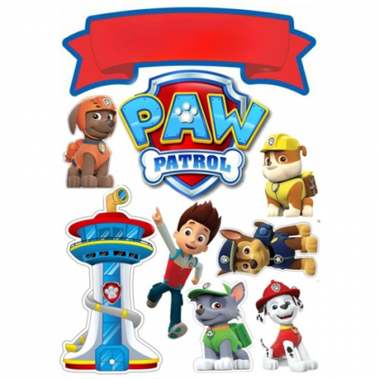 Jedlá oplátka Paw Patrol A4