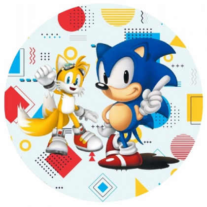 Jedlá oplátka Sonic 20 cm