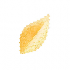Oplátkový list zlatý perleťový 4,2 cm
