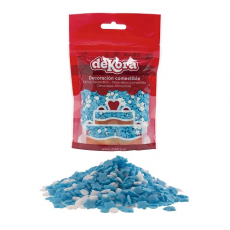 Cukrové konfety Srdiečka modré 100g