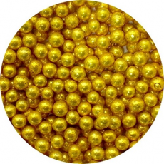 Cukrové perly zlaté veľké 50g