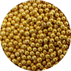 Cukrové perly zlaté malé 50g
