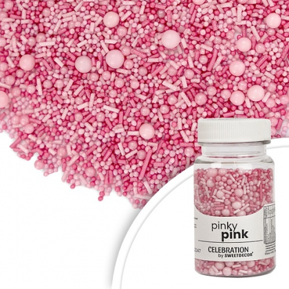 Cukrový posyp na tortu Pinky Pink 70 g