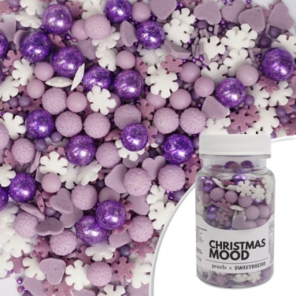 Cukrový posyp na tortu Vianoce 70 g