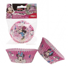 Papierové košíčky na muffiny Minnie Mouse 25 ks