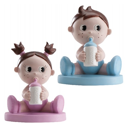 Dekorácia na tortu Dieťa s fľašou