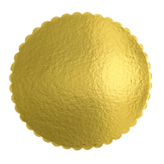 Podnos na tortu strieborný / zlatý 28 cm