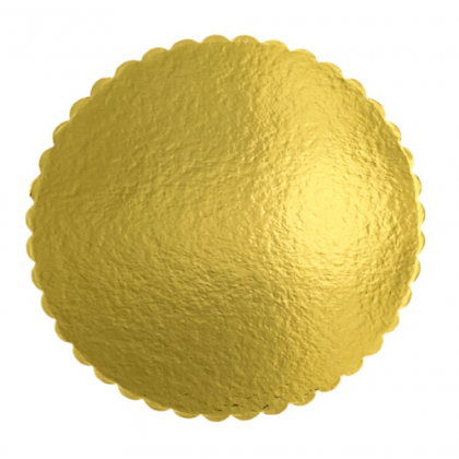 Podnos na tortu strieborný / zlatý 30 cm