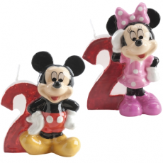 Tortová sviečka Mickey a Minnie Mouse číslo 2
