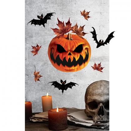 Nálepka na stenu Halloween