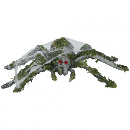 Dekorácia Pavúk s machom 22 cm