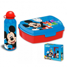 Set desiatový box a hliníková fľaša Mickey Mouse