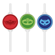 Papierové slamky PJ Masks  4 ks