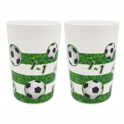 Plastové poháre Futbal EKO