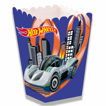 Krabička na popcorn Hot Wheels