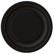 Papierové taniere čierne