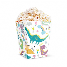 Krabička na popcorn Dino 6ks