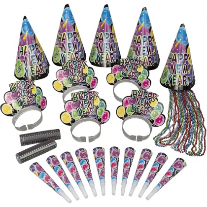 Párty sada Silvester pre 10 osôb