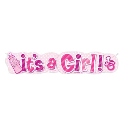 Banner Je to dievča / It´s a girl