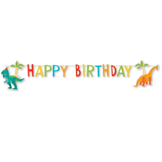 Banner Dino Happy Birthday