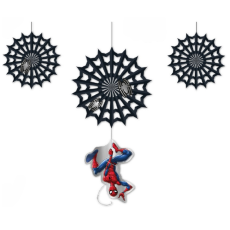 Závesná dekorácia Spiderman 4 ks