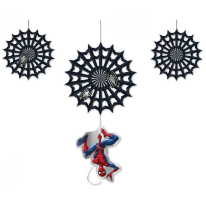 Závesná dekorácia Spiderman 4 ks