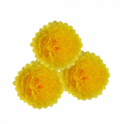 Pom pom žltý brmbolec 35 cm