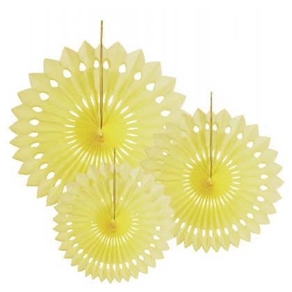 Rozetky žlté /3ks/