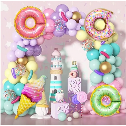 Balónová girlanda Donut