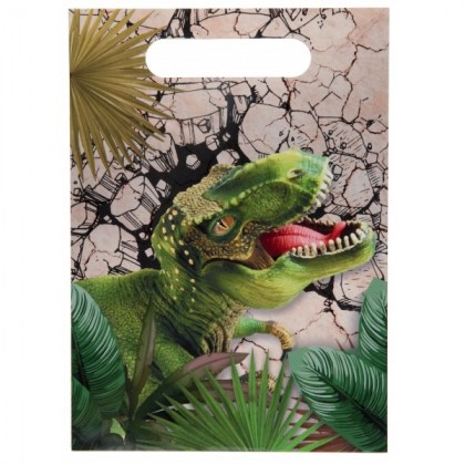 Papierová darčeková taška Dinosaurus 10ks
