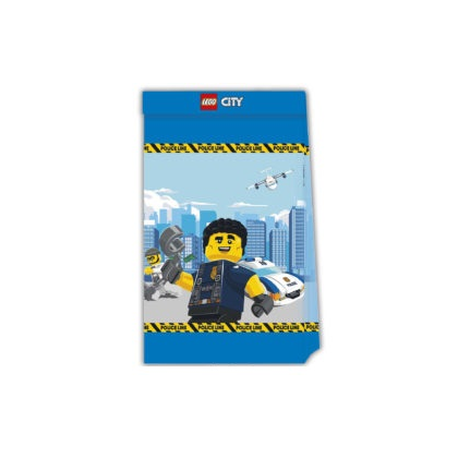 Darčeková taška Lego city 4ks papierová