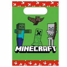 Darčeková taška Minecraft 4 ks papierová