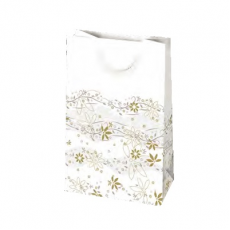 Darčeková taška biela s motívom