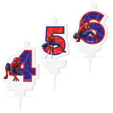 Tortová sviečka Spiderman