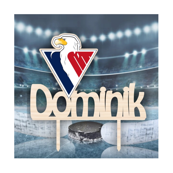 Zápich na tortu HC Slovan Bratislava s menom
