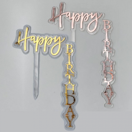 Tortový zápich Happy Birthday