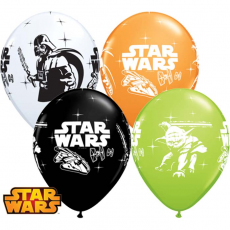Balóny Star Wars 6ks Q 12´´ RND 
