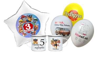 Darčekové predmety / Reklamná potlač balónov