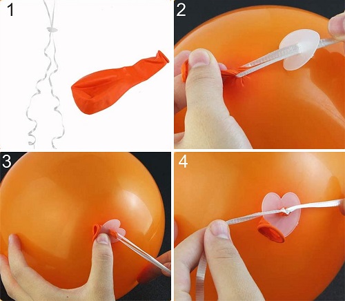 Jak používat stuhu s rýchlouzávěrem na latexové balónky